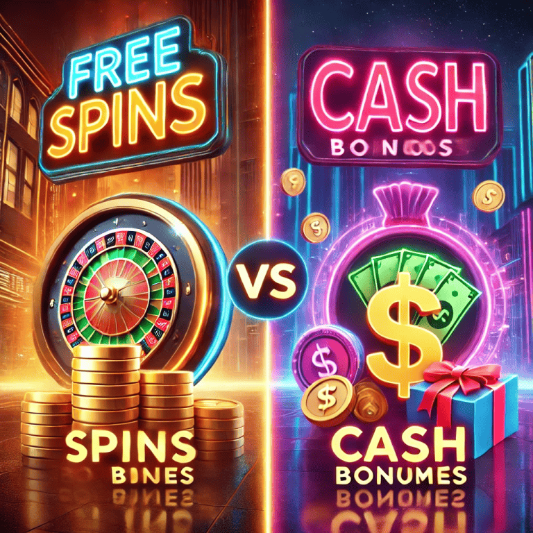 Free spins or cash bonuses at casinos – which is better?